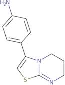 4-{5H,6H,7H-[1,3]Thiazolo[3,2-a]pyrimidin-3-yl}aniline