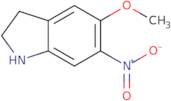 5-methoxy-6-nitro-2,3-dihydro-1H-indole