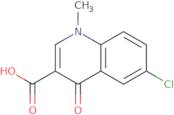 6-Chloro-1-methyl-4-oxo-1,4-dihydro-3-quinolinecarboxylic acid