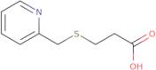 3-[(Pyridin-2-ylmethyl)sulfanyl]propanoic acid