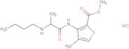 3-[[(2RS)-2-(butylamino)-propanoyl]-amino]-4-methylthiophen-2-carbonsäure-methylester -hydrochlorid