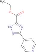 Ethyl 3-(pyridin-4-yl)-1H-1,2,4-triazole-5-carboxylate