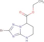 Ethyl 2-bromo-4,5,6,7-tetrahydro-[1,2,4]triazolo[1,5-a]pyrimidine-7-carboxylate