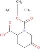 (2R)-1-tert-Butoxycarbonyl-5-oxo-piperidine-2-carboxylic acid