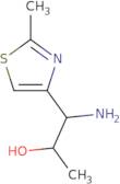 1-Amino-1-(2-methyl-1,3-thiazol-4-yl)propan-2-ol