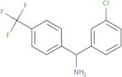 (3-Chlorophenyl)(4-(trifluoromethyl)phenyl)methanamine