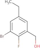 (3-Bromo-5-ethyl-2-fluorophenyl)methanol