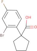 1-(2-Bromo-4-fluorophenyl)cyclopentanecarboxylic acid