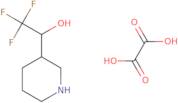 3-(1-Hydroxy-2,2,2-trifluoroethyl)piperidine oxalate