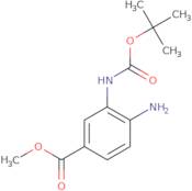 Methyl 4-amino-3-{[(tert-butoxy)carbonyl]amino}benzoate