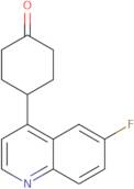 4-(6-Fluoro-4-quinolyl)cyclohexanone