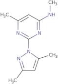 2-(3,5-Dimethyl-1H-pyrazol-1-yl)-N,6-dimethylpyrimidin-4-amine