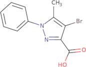 4-Bromo-5-methyl-1-phenylpyrazole-3-carboxylic acid