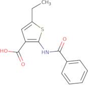 2-(Benzoylamino)-5-ethylthiophene-3-carboxylic acid