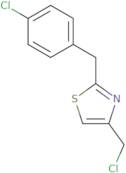 4-(Chloromethyl)-2-[(4-chlorophenyl)methyl]-1,3-thiazole