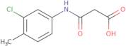 3-[(3-Chloro-4-methylphenyl)amino]-3-oxopropanoic acid