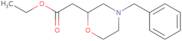 ethyl 2-(4-benzylmorpholin-2-yl)acetate