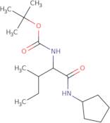 tert-Butyl N-[1-(cyclopentylcarbamoyl)-2-methylbutyl]carbamate