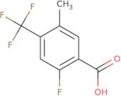 2-Fluoro-5-methyl-4-(trifluoromethyl)benzoic acid