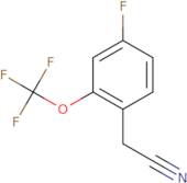 4-Fluoro-2-(trifluoromethoxy)phenylacetonitrile