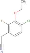 4-Chloro-3-ethoxy-2-fluorophenylacetonitrile