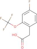 4-Fluoro-2-(trifluoromethoxy)phenylacetic acid