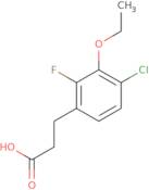 3-(4-Chloro-3-ethoxy-2-fluorophenyl)propionic acid