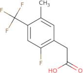 2-Fluoro-5-methyl-4-(trifluoromethyl)phenylacetic acid