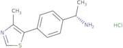 (S)-1-[4-(4-Methylthiazol-5-yl)phenyl]ethanamine HCl