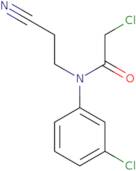 2-Chloro-N-(3-chlorophenyl)-N-(2-cyanoethyl)acetamide