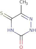 6-Methyl-5-sulfanylidene-2,3,4,5-tetrahydro-1,2,4-triazin-3-one