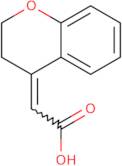 2-(3,4-Dihydro-2H-1-benzopyran-4-ylidene)acetic acid