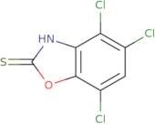 4,5,7-Trichloro-1,3-benzoxazole-2-thiol