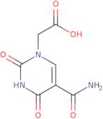 2-(5-Carbamoyl-2,4-dioxo-1,2,3,4-tetrahydropyrimidin-1-yl)acetic acid