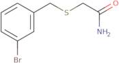 2-{[(3-Bromophenyl)methyl]sulfanyl}acetamide