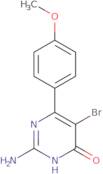 2-Amino-5-bromo-6-(4-methoxyphenyl)pyrimidin-4(3H)-one