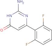 2-Amino-6-(2,6-difluorophenyl)-3,4-dihydropyrimidin-4-one