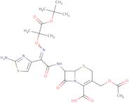 7β-[(Z)-2-(2-Aminothiazol-4-yl)-2-(1-carboxy-1-methylethoxyimino)acetamido]-3-acetoxymethyl-3-ceph…