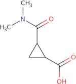 2-(Dimethylcarbamoyl)cyclopropane-1-carboxylic acid