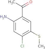 1-(2-Amino-4-chloro-5-methylsulfanylphenyl)ethanone