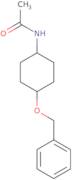 Trans-N-[4-(phenylmethoxy)cyclohexyl]acetamide