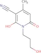 6-Hydroxy-1-(3-hydroxypropyl)-4-methyl-2-oxo-1,2-dihydropyridine-3-carbonitrile