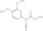 Methyl 2-cyano-2-(3,4-dimethoxyphenyl)acetate