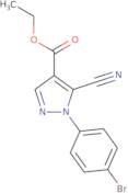 Ethyl 1-(4-bromophenyl)-5-cyano-1H-pyrazole-4-carboxylate