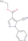 Ethyl 5-cyano-1-(pyridin-4-yl)-1H-pyrazole-4-carboxylate