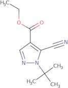 Ethyl 1-tert-butyl-5-cyanopyrazole-4-carboxylate