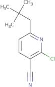 2-Chloro-6-(2,2-dimethylpropyl)pyridine-3-carbonitrile