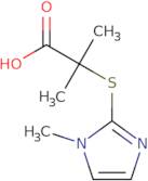 2-Methyl-2-[(1-methyl-1H-imidazol-2-yl)sulfanyl]propanoicacid