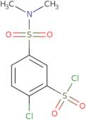 2-Chloro-5-(dimethylsulfamoyl)benzene-1-sulfonyl chloride