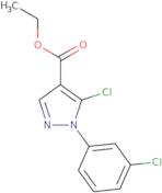 ethyl 5-chloro-1-(3-chlorophenyl)-1H-pyrazole-4-carboxylate